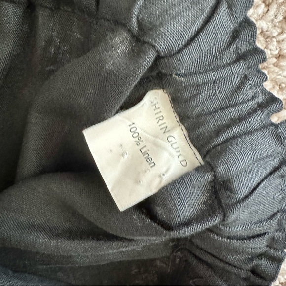 Shirin Guild Linen Skirt in Black Size Medium - Picture 9 of 10